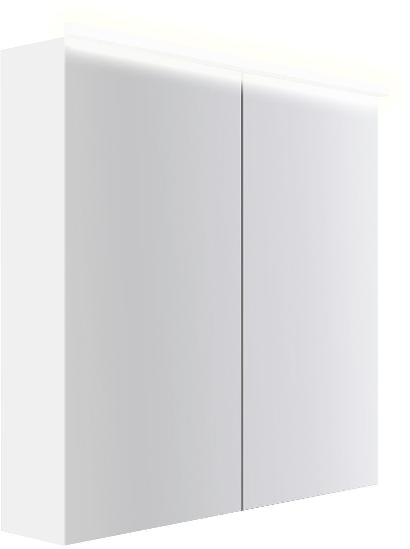 Spiegelkast COFFEE 2 deuren 800MM 4250K mat wit