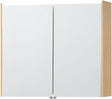 SPIEGELKAST MOLTO 81CM MET VERLICHTING LEDLINE EIK BRONS