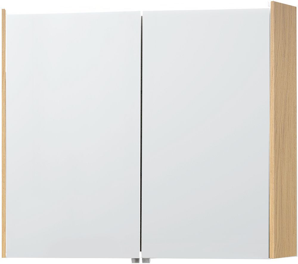 SPIEGELKAST MOLTO 81CM MET VERLICHTING LEDLINE EIK BRONS