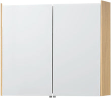 SPIEGELKAST MOLTO 81CM MET VERLICHTING LEDLINE EIK BRONS