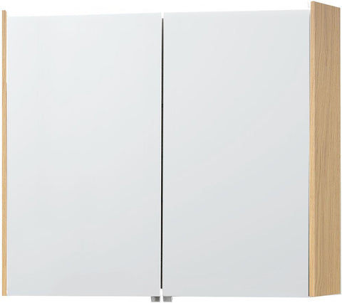SPIEGELKAST MOLTO 81CM MET VERLICHTING LEDLINE EIK BRONS