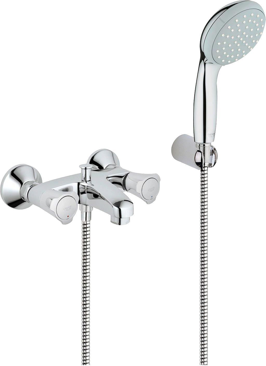 2-greepsmengkraan bad Costa L Grohe chroom volledig — SKU DESCO-134467