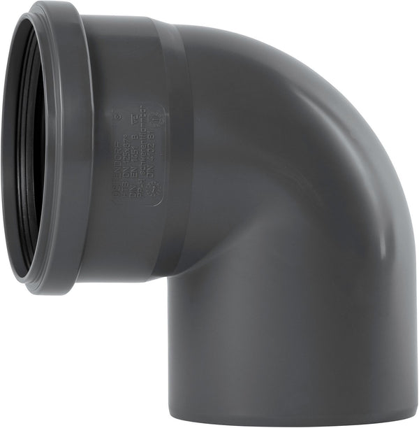Elleboog 87° Mf 125MM Pp HT-Safe Ostendorf