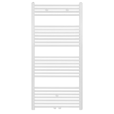 Belrad handdoekdroger - links-rechts/middenaansluiting - 754 Watt - 1400X600CM - glanzend wit, handdoekradiatoren — SKU MB-16330-19857, EAN 5404024101692
