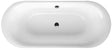 BAIN QUARYL CETUS V&B + PIEDS 175-75CM BLANC