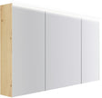 ARMOIRE TOILETTE COFFEE 3 PORTES 1400MM 4250K CHENE DECOR URBAN