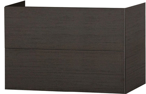 Onderkast puro 2 laden 90CM Push-Open wenge, badkamermeubelen — SKU DESCO-162050