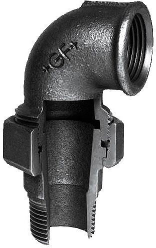 Gas union elleboog koppeling gf Mf NR98 4/4"