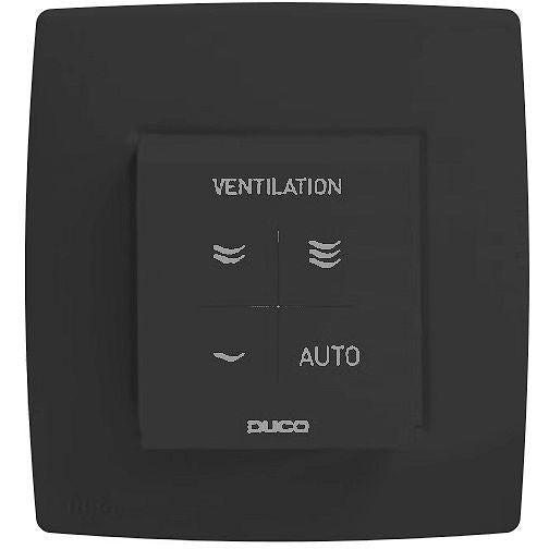 Bedieningsschakelaar rf/batterij Duco zwart/zwart
