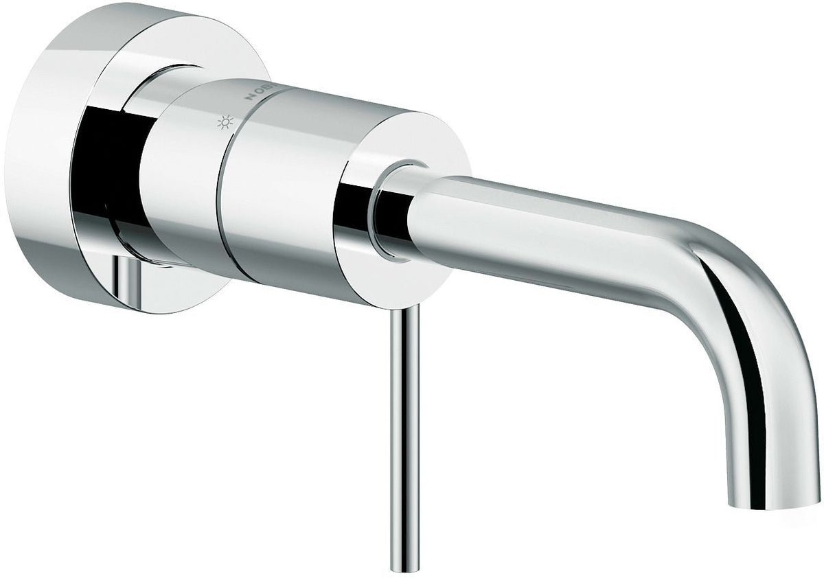 Afwerkset 1GREEP mengkraan lavabo muur Velis nobili 200MM Chrome