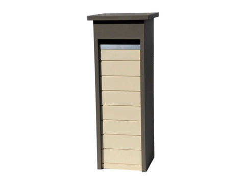 De Witte EX320 brievenbus blauwe hardsteen taupe/beige