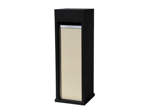 De Witte EX104 brievenbus blauwe hardsteen zwart/beige