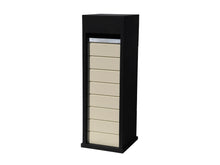 De Witte EX109 brievenbus blauwe hardsteen zwart/beige
