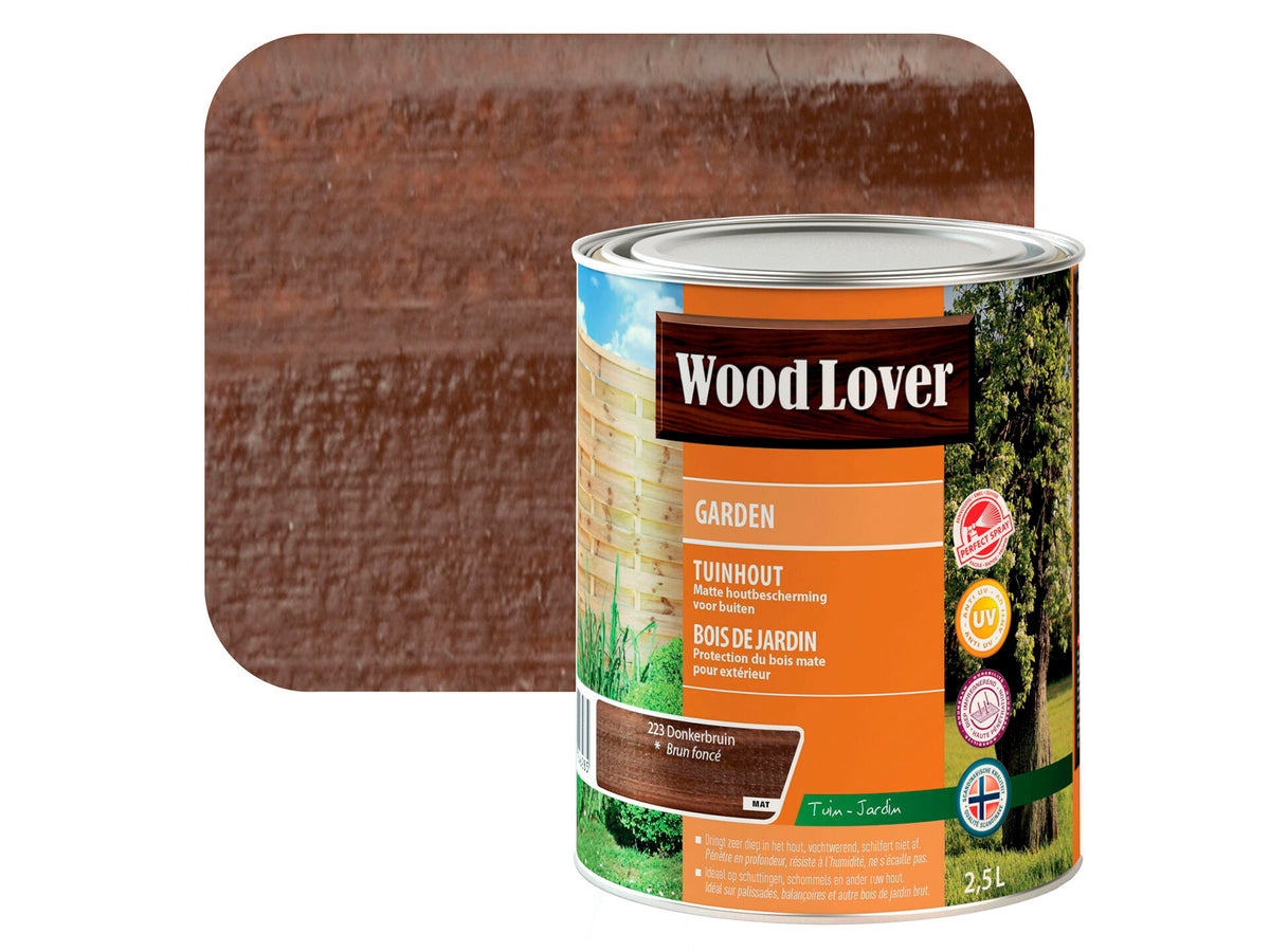 Wood Lover beits 2,5l donkerbruin #223