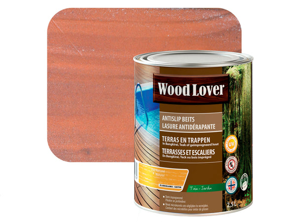 Wood Lover lasure antidérapante 2,5l naturel #350