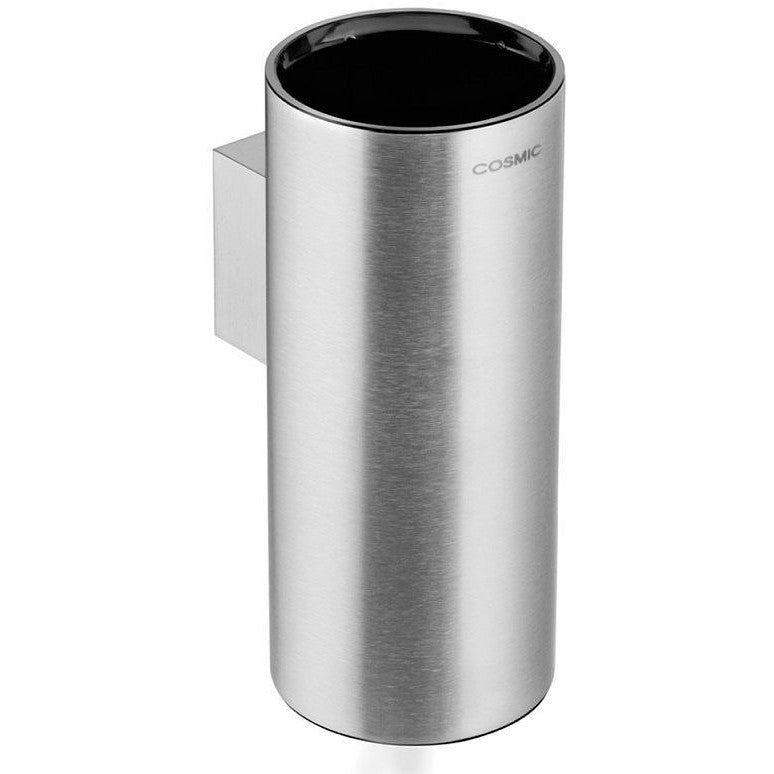 Beker+houder logic cosmic inox geborsteld