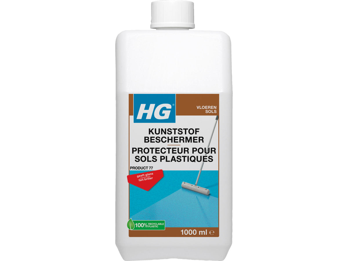 HG beschermfilm met glans kunststof vloeren 1l