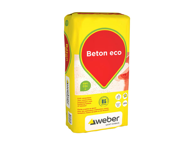 Weber Beamix beton eco grijs 20kg
