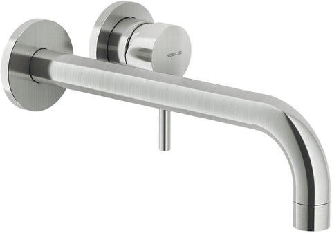Afwerkset 1GREEP mengkraan lavabo live nobili 250MM inox