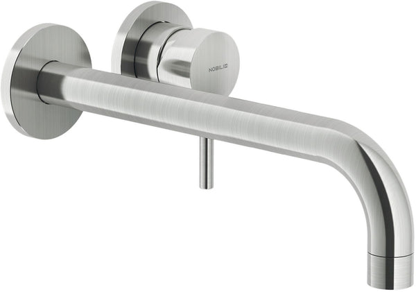 Afwerkset 1GREEP mengkraan lavabo live nobili 250MM inox