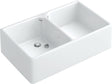 Dubbele gootsteen omnia Pro VB 89,5-22CM wit