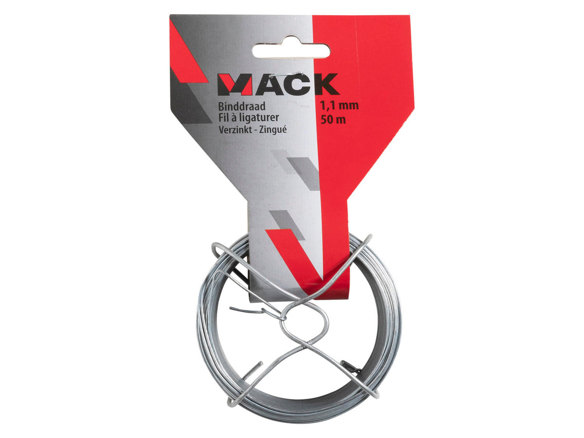 Mack binddraad 50m 1,1mm verzinkt