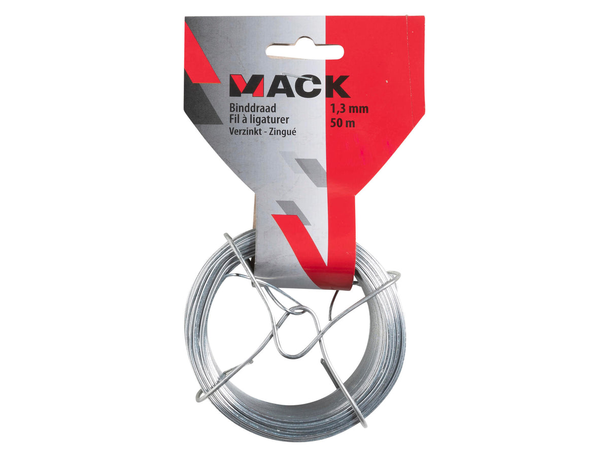 Mack binddraad 50m 1,3mm verzinkt