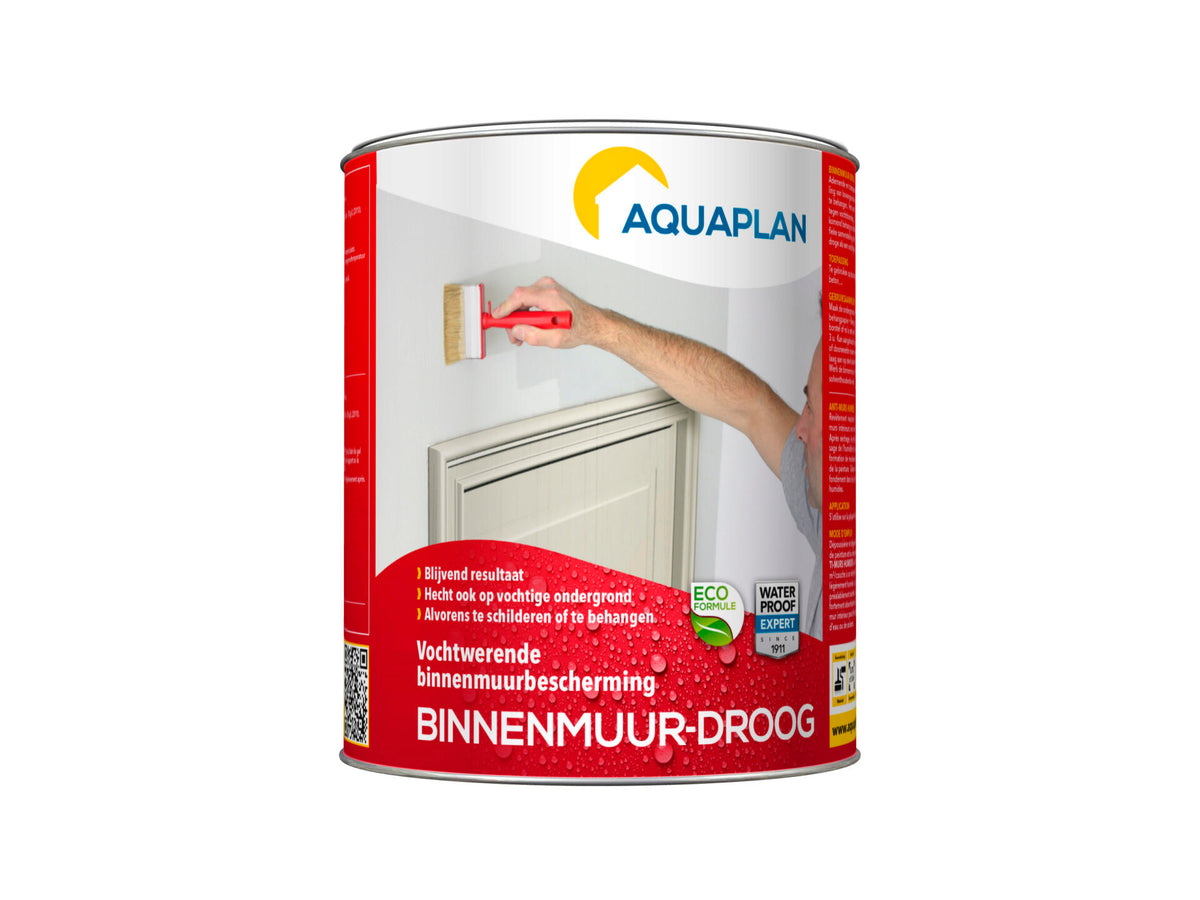 Aquaplan binnenmuur-droog 0,75l transparant