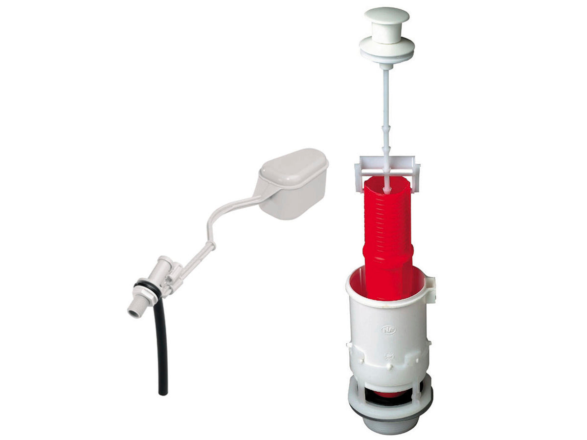 Wirquin binnenwerk WC trekknop wit
