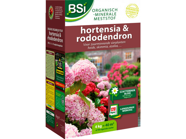 BSI bio meststof hortensia & rododendron 4kg