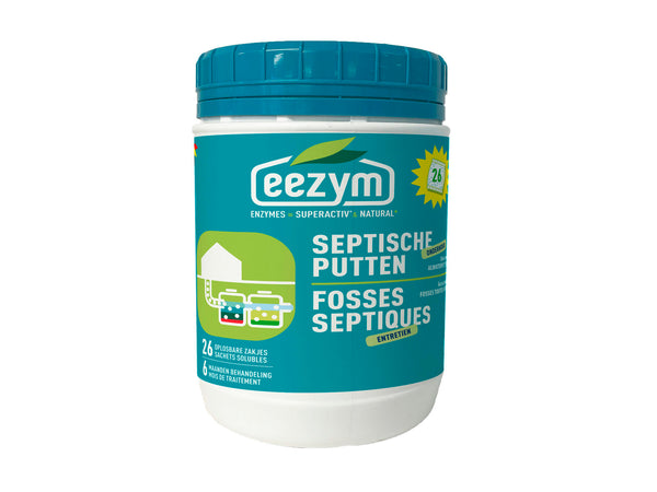 eezym accélérateur biodégradation fosses septiques 26 sachets solubles