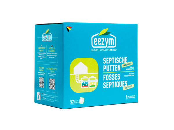 eezym accelerateur de biodegradation fosses septiques 52 sachets solubles