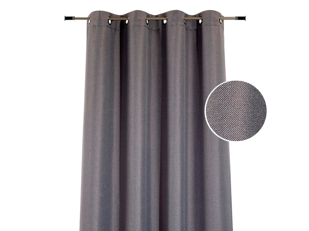 Home Style black-out gordijn met ogen 140x260 cm bruno grey