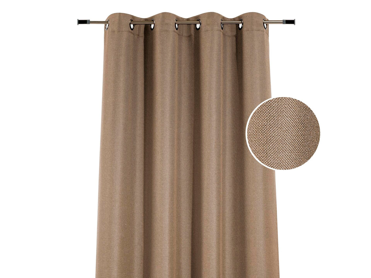 Home Style black-out gordijn met ogen 140x260 cm bruno taupe
