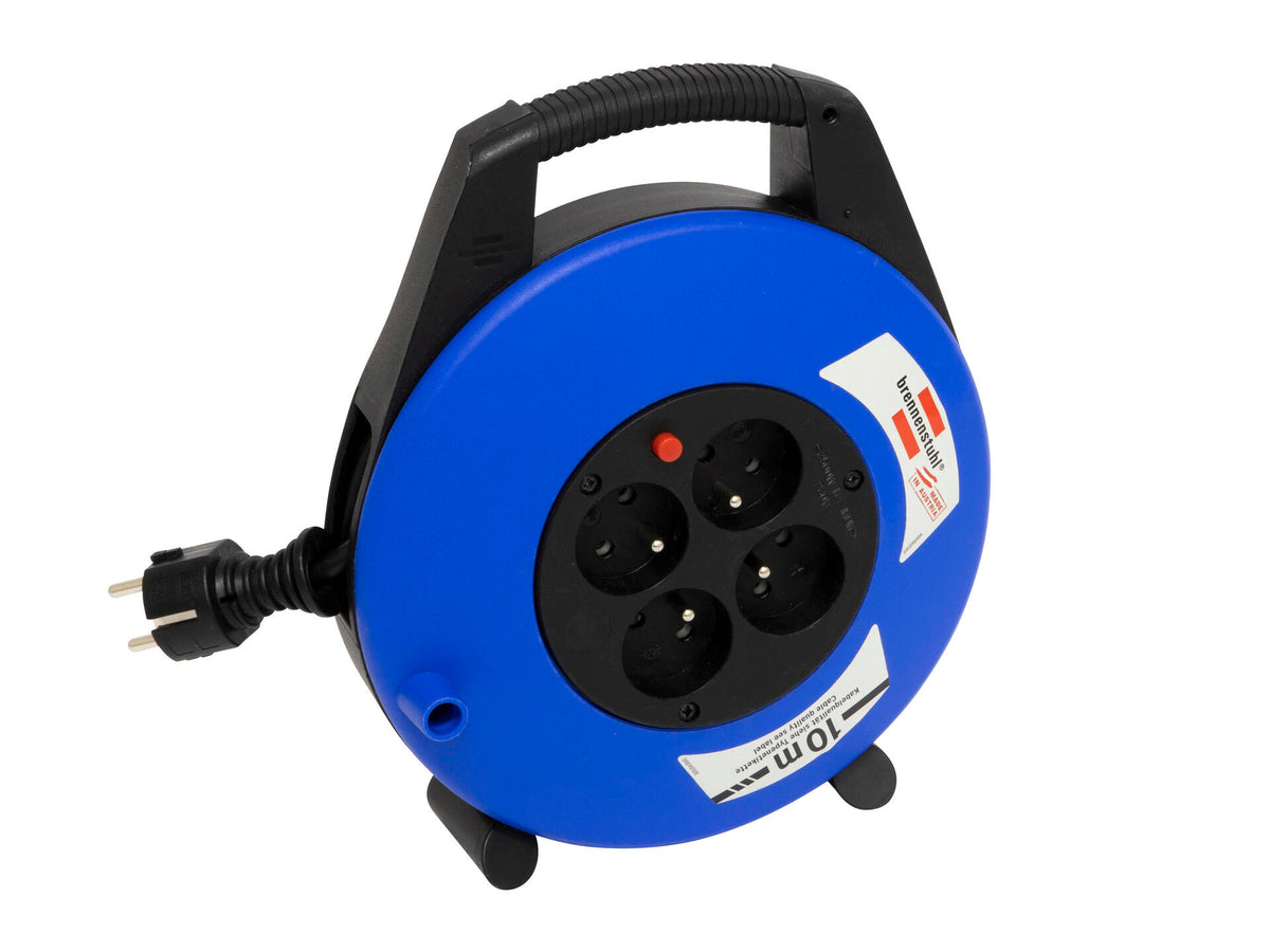Brennenstuhl Vario-Line kabelhaspel 15m zwart/blauw