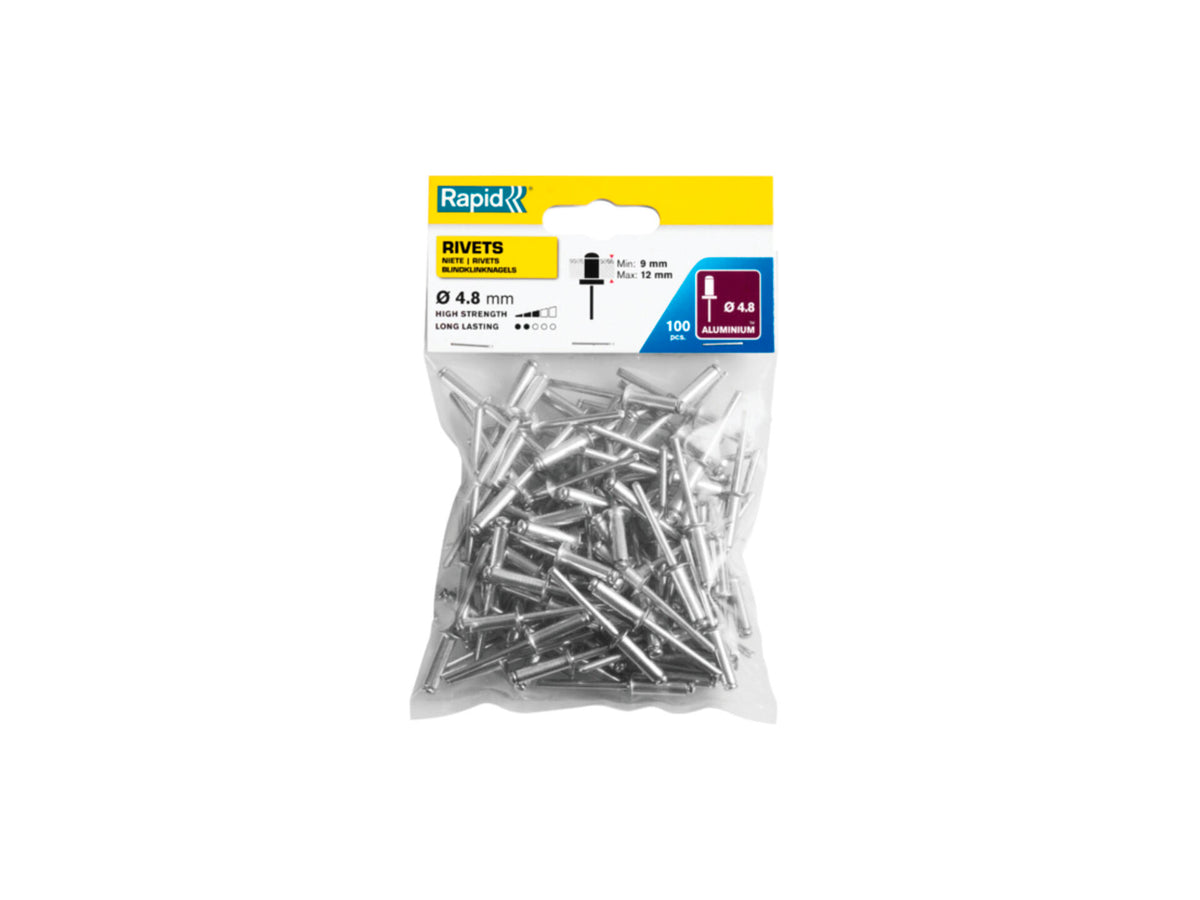 Rapid blindklinknagels 4,8x16 mm aluminium 100 stuks