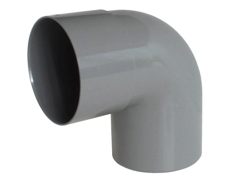 Scala bocht regenwaterafvoer 87° 100mm MF PVC donkergrijs