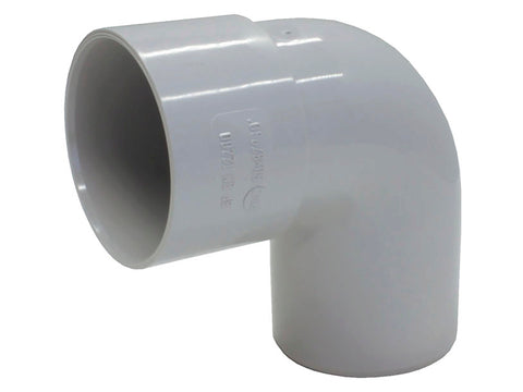 Scala bocht regenwaterafvoer 87° 50mm MF PVC lichtgrijs