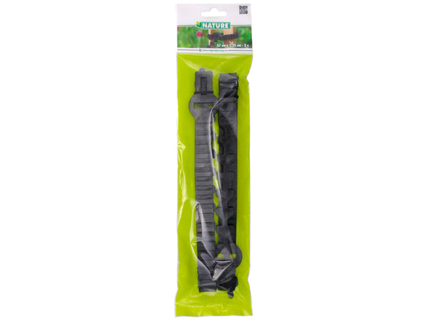 Nature boomband met rattenstaartsluiting 57x2,25 cm 2 stuks