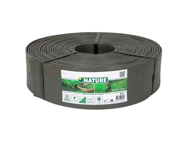 Nature bordure 12cm 24m gris