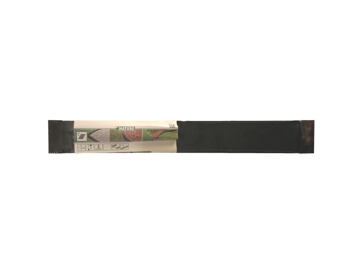 Nature borderrand 91,4x10,2 cm zwart 3 stuks