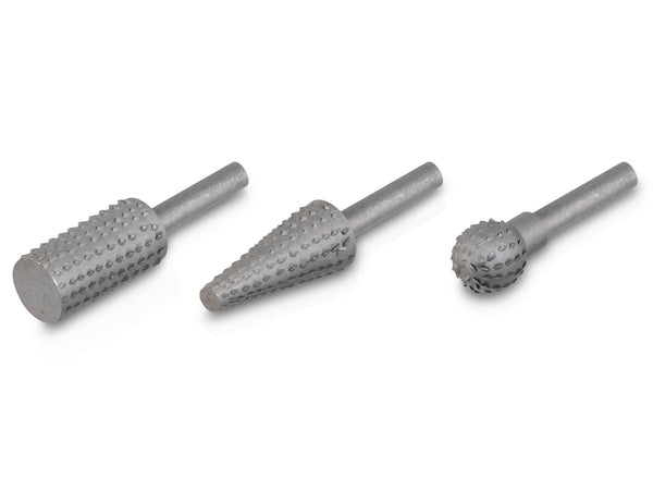 Kreator KRT017001 set de râpes bois perceuse/défonceuse 3 pièces