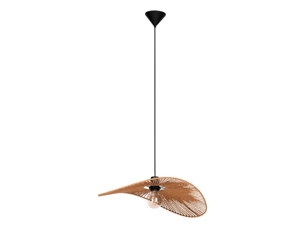 Eglo Siruela suspension E27 max. 42W 56cm noir/brun