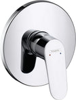 Afwerkset 1GREEP mengkraan douche Focus E² Hansgrohe chroom