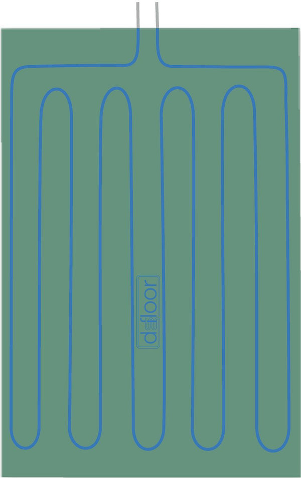 Klimaatpaneel eps/gips 60X200CM d-floor
