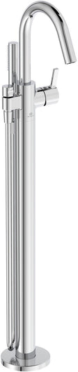 MITIGEUR BAIN LIBRE JOY IDEAL STANDARD SANS PARTI ENCASTRE BRUSHED GUN METAL