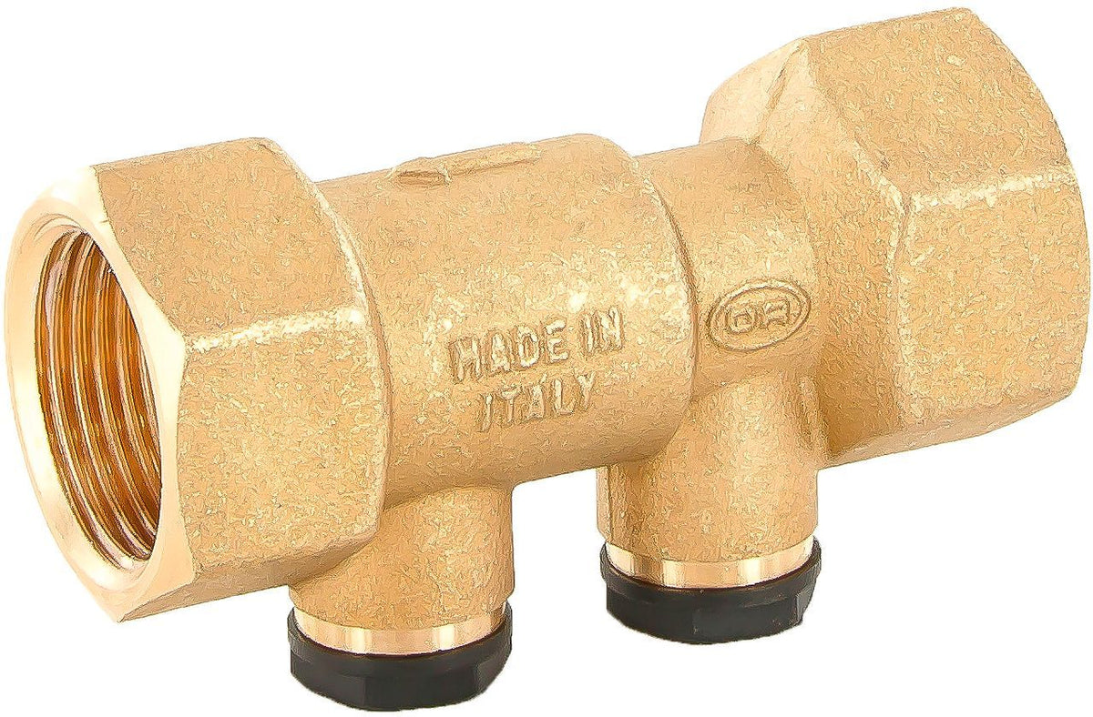 KOPEREN KEERKLEP M. 2 AFTAPP.TYPE EA 4/4"