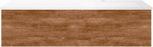 SOUS MEUBLE COFFEE 1 TIROIR 120 TECTONA DECOR CANNELLE+LAVABO DROITE BLANC MAT