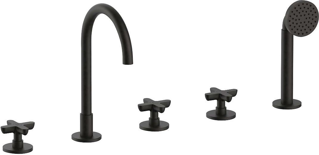 5 GATS MENGKRAAN VOOR BADRAND ICONA CLASSIC FANTINI ZWART PVD