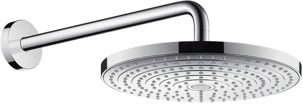Hoofddouche Raindance Select S240 2JET Hansgrohe +arm 390MM muur wit-chroom